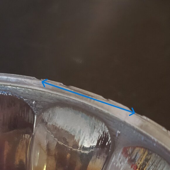 Vintage Iridescent Bubble-Foot Glass Bowls Set of 5 (4.25”) Clear Rainbow Finish - Picture 12 of 16